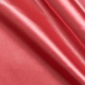 5% Stretch Satin Fabric Spandex Fabric BTY (Coral)