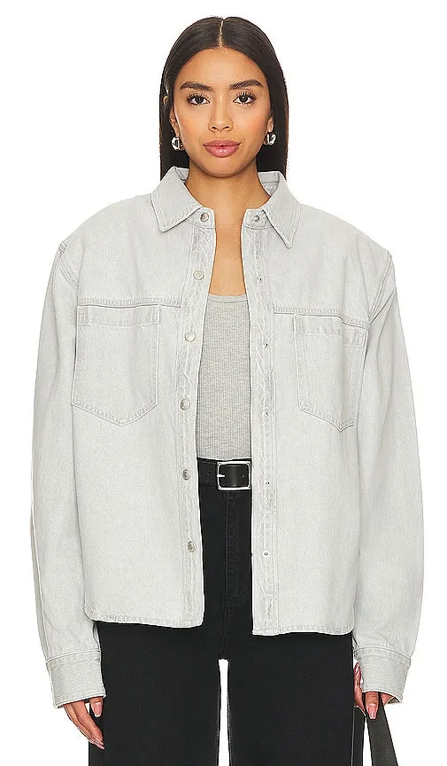 AGOLDE Brigid Shirt in Grey