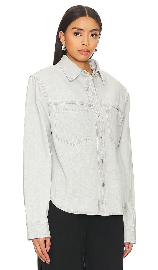 AGOLDE Brigid Shirt in Grey