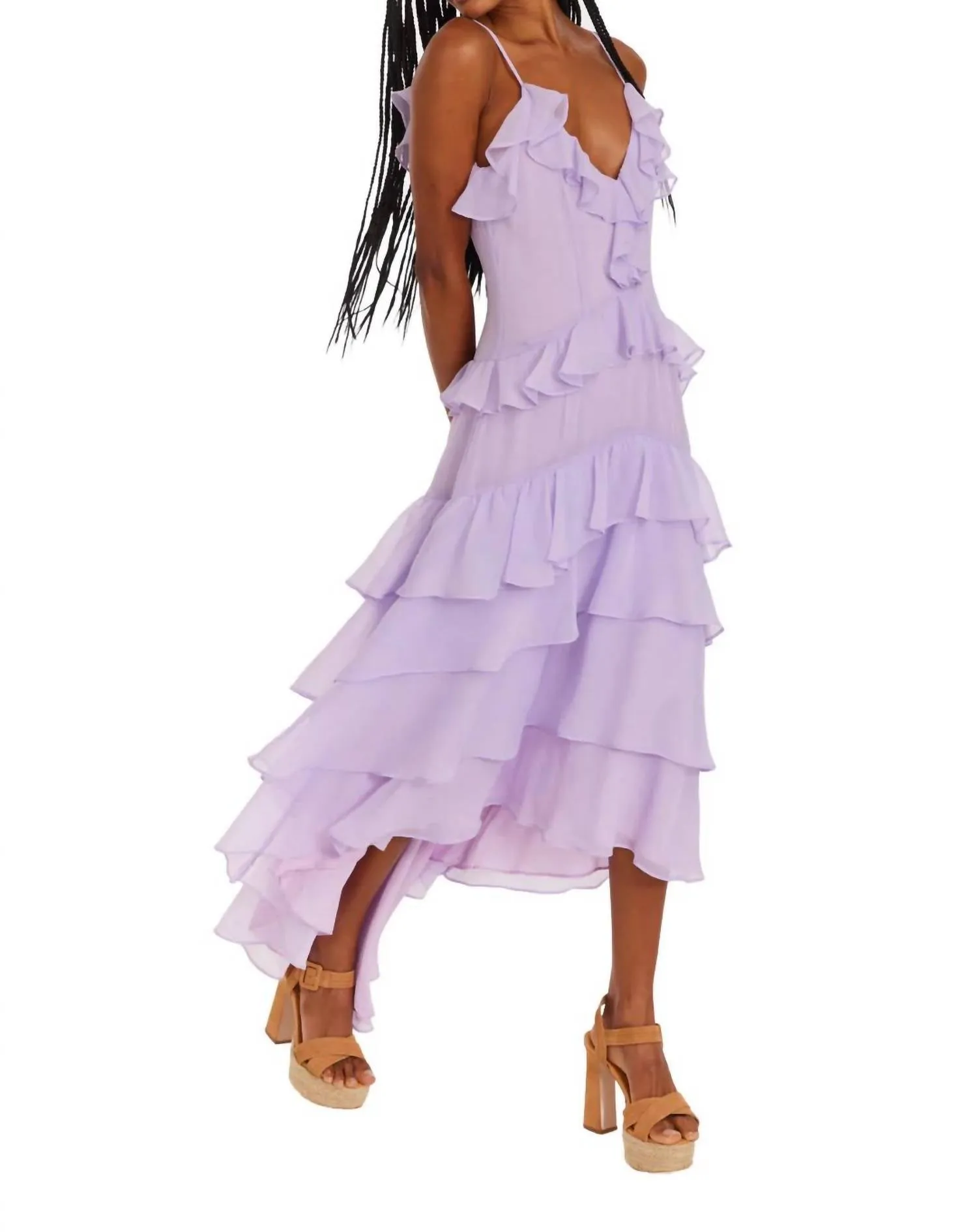 Allison New York - Cassidy Ruffled Maxi Dress