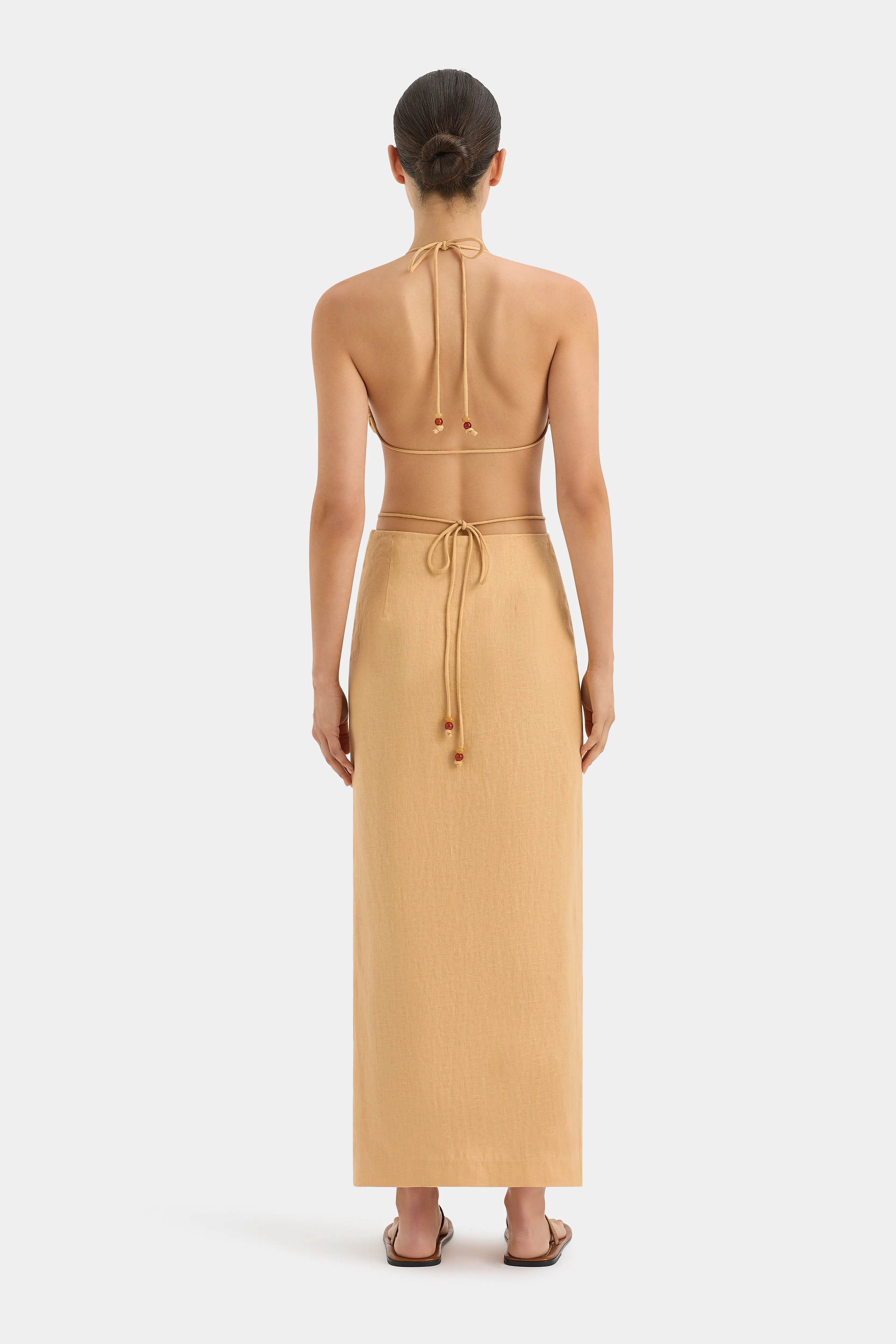 Antonia Beaded Midi Skirt