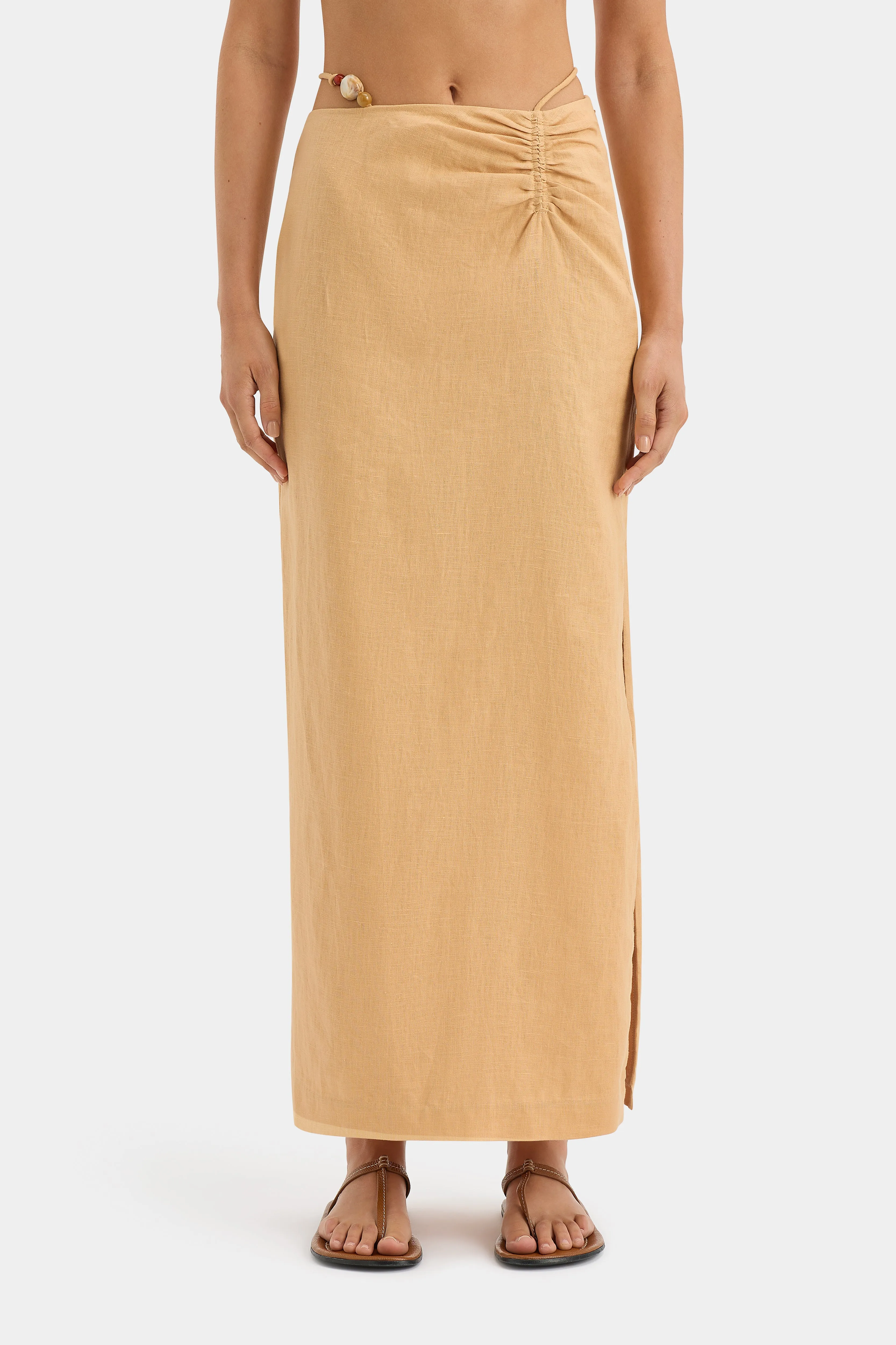 Antonia Beaded Midi Skirt