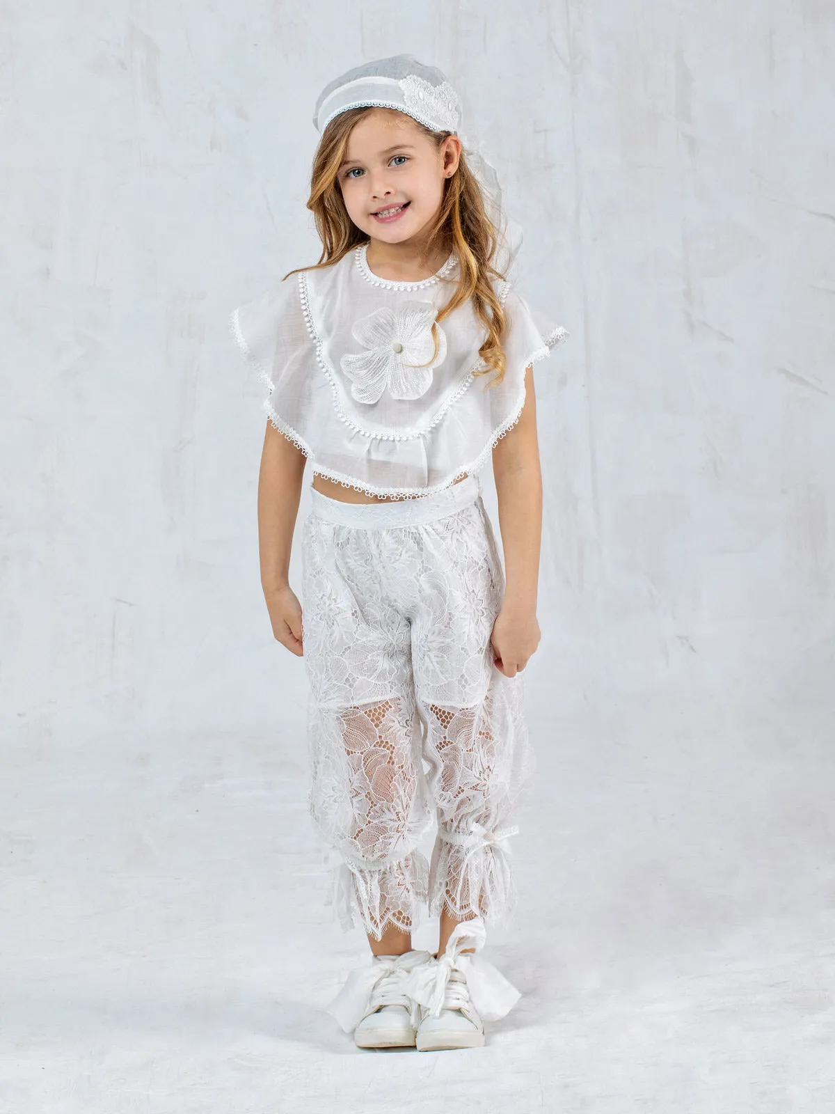 Girl's outfit boho-pants and top - NAIDA