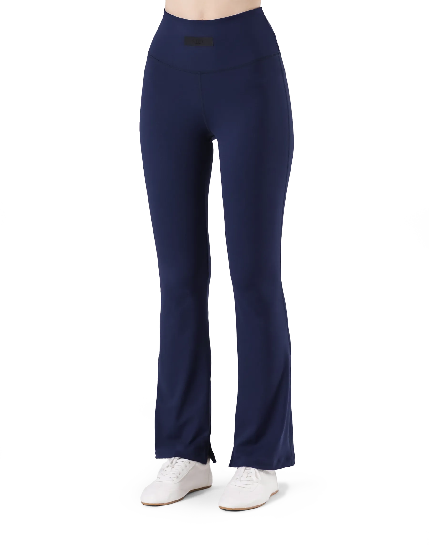 High Rise Flare Leggings - Navy