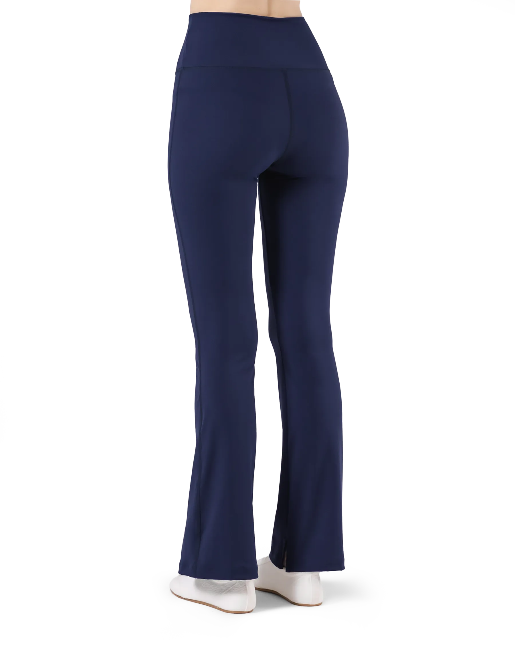 High Rise Flare Leggings - Navy