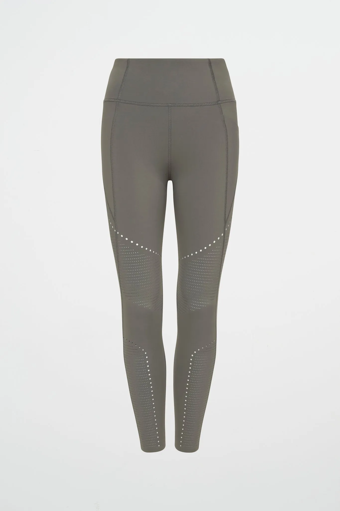 High Rise Perforated 7/8 Legging 227