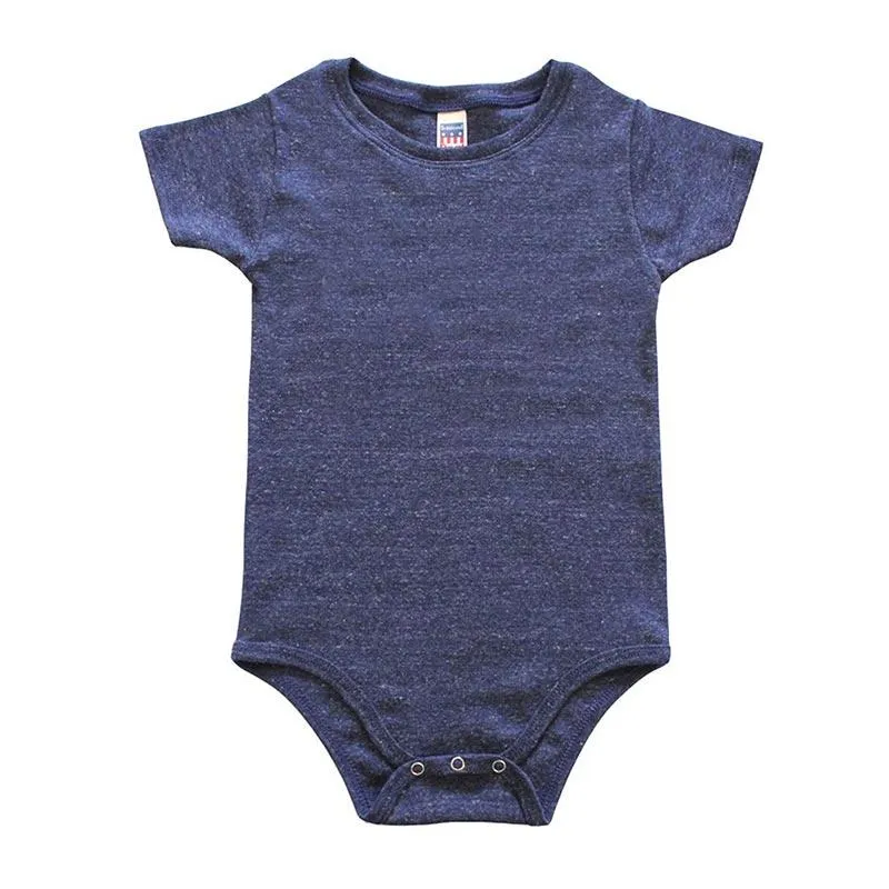 Infant Triblend Onesie (Denim Navy)