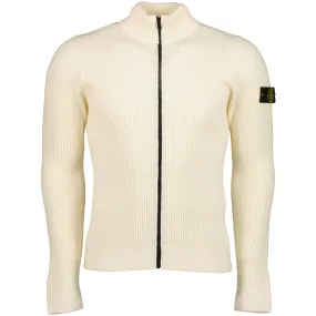 Junior Zip Up Ribbed Knit