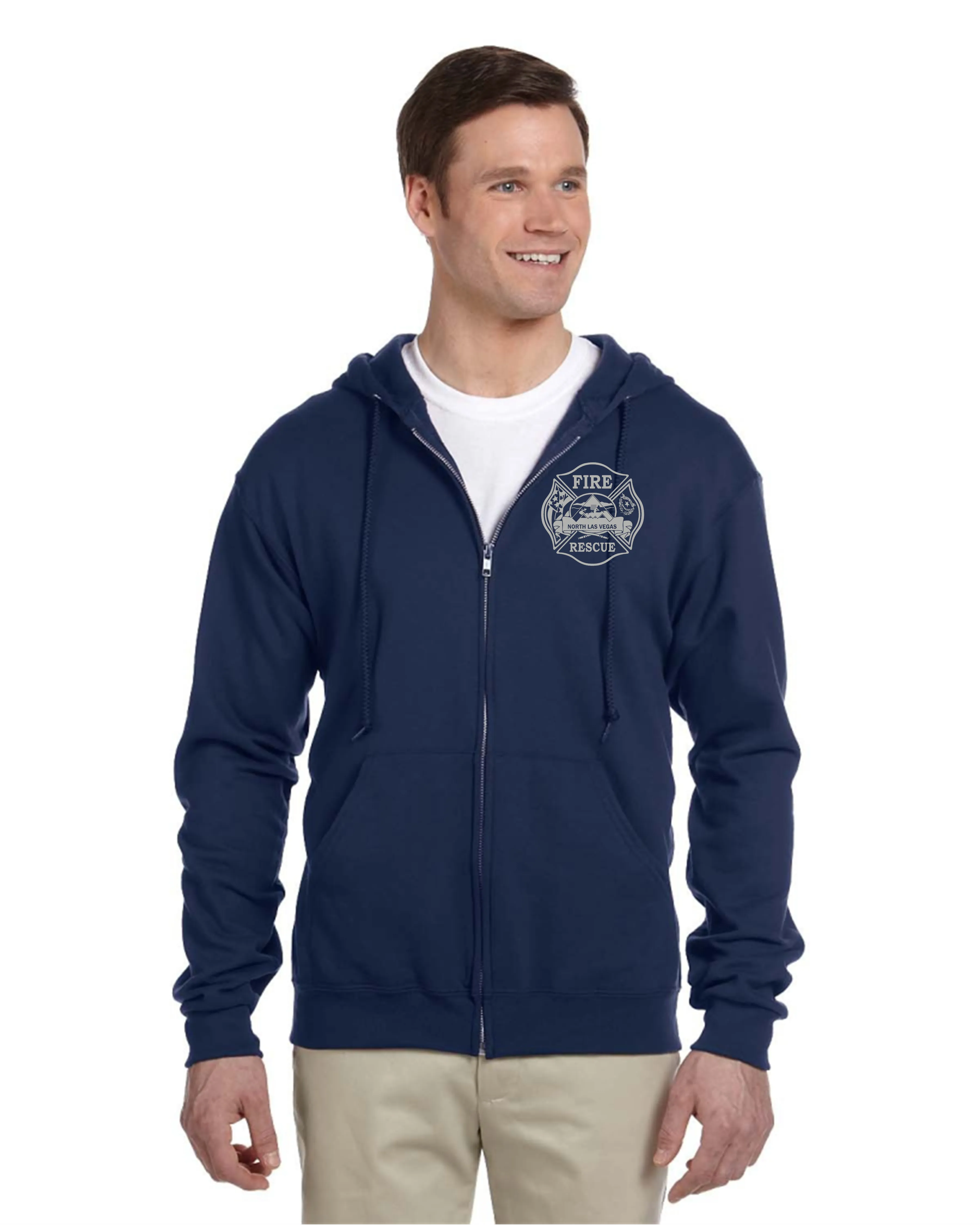 NLVFD Hoodie - Zippered