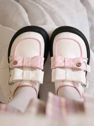 Ribbon Shoes Platform Velvet Lolita