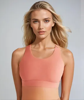 Setis Strappy Sports Bra - Coral