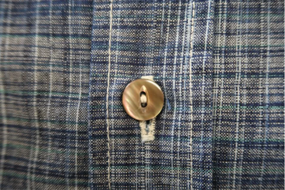 Sugar Cane, Work Shirt, Indigo Kasuri, SC29264