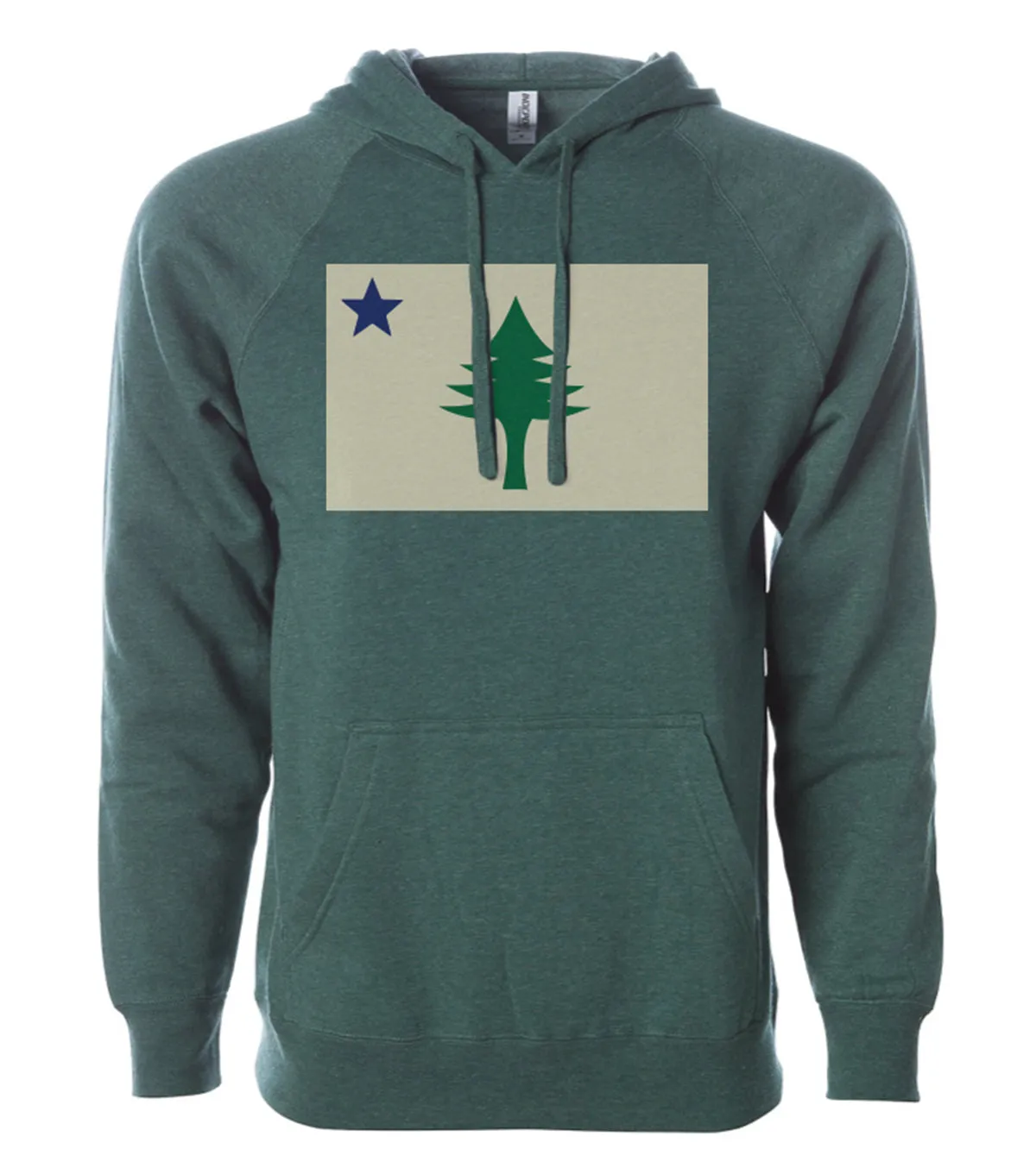 Woods & Sea Adult Original Maine Flag Hoodie