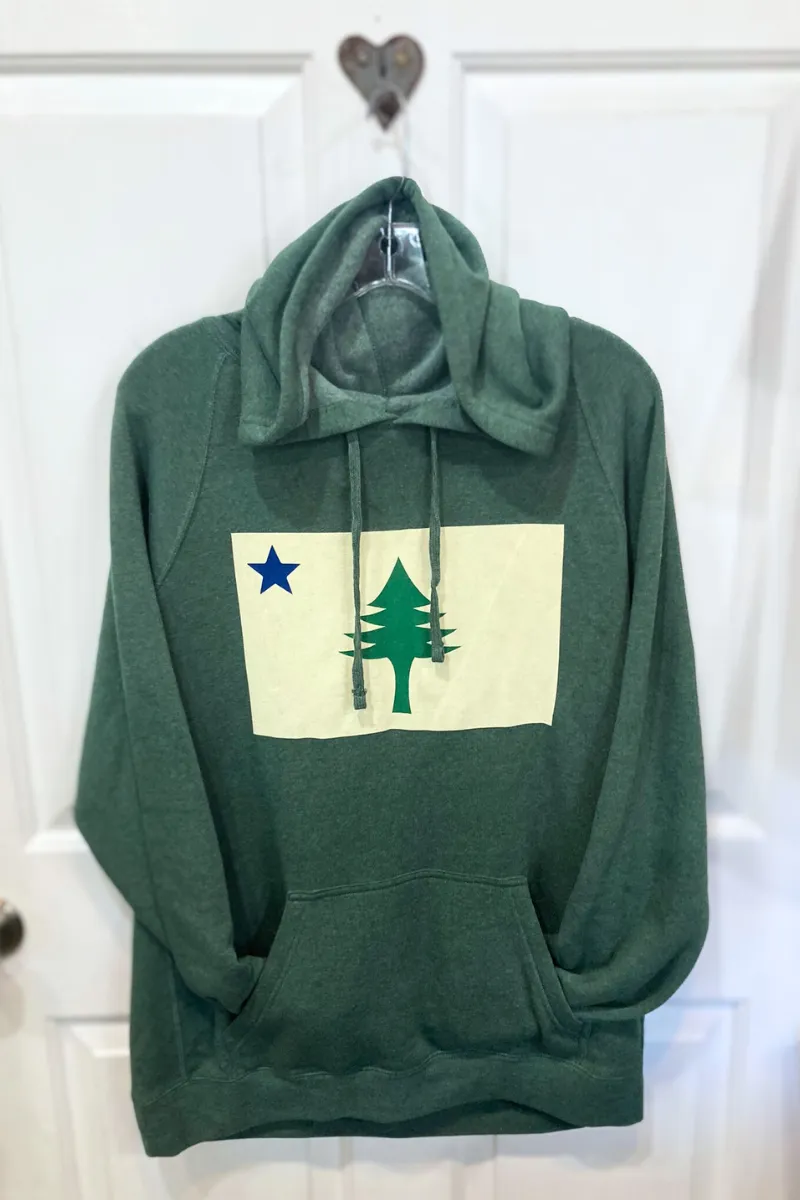 Woods & Sea Adult Original Maine Flag Hoodie